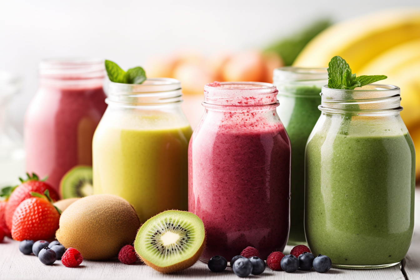 Vibrant Fruit Smoothies for Refreshing Health Boost