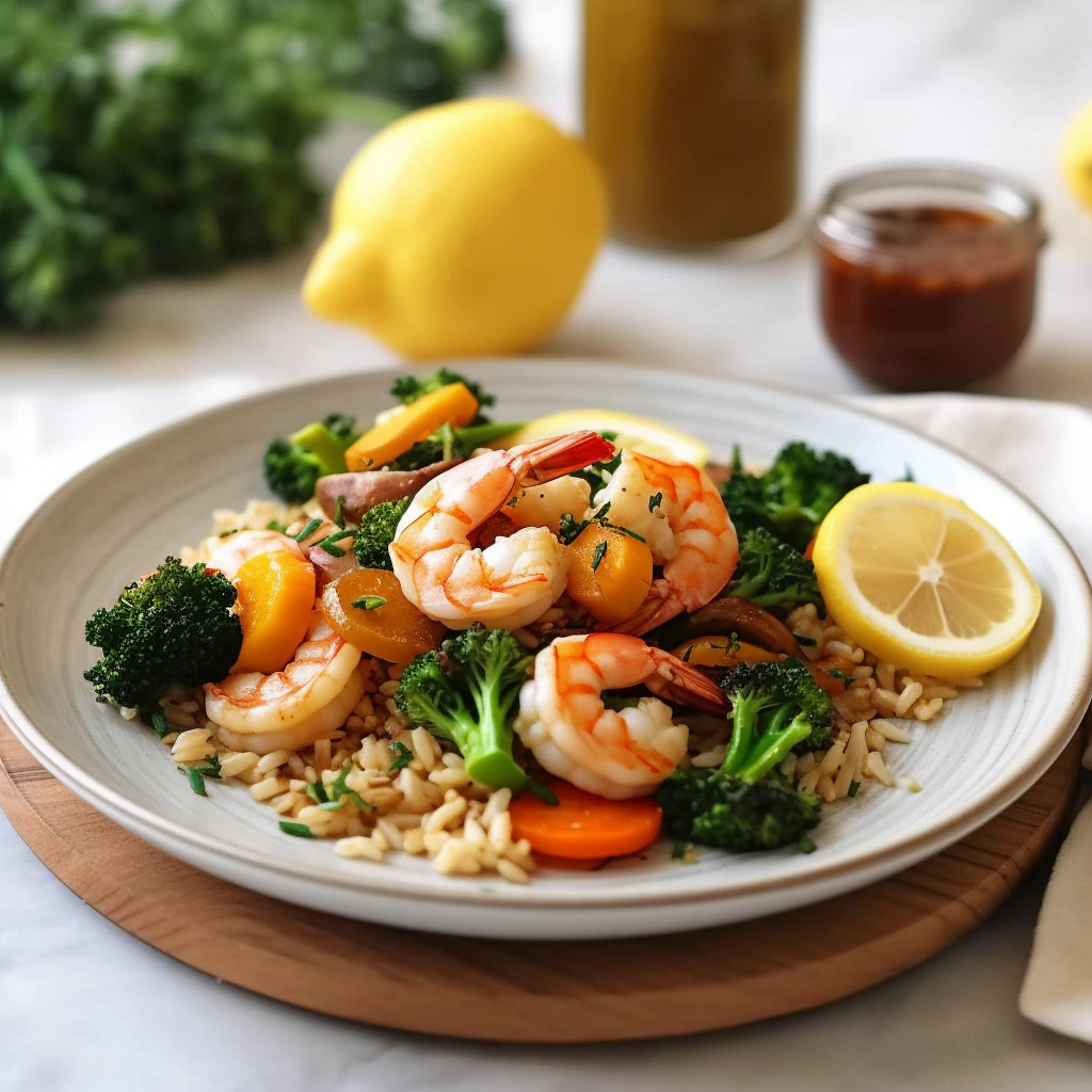 Vibrant Shrimp and Broccoli Rice Bowl
