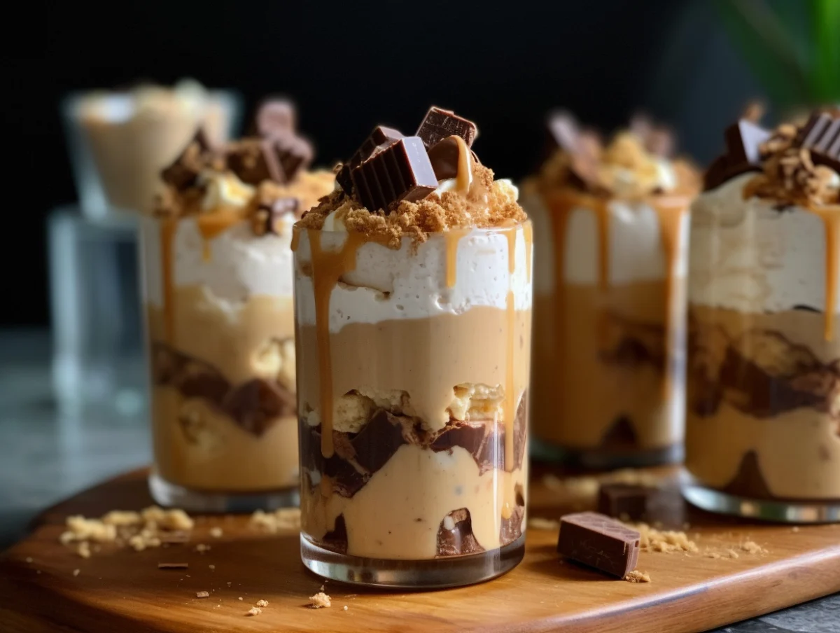 Decadent Chocolate Caramel Dessert Parfaits